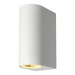 D'Lite Wandleuchte Vossem Long Aluminium Weiß Up & Down| IP54 - Geeignet Für 2x GU10