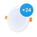 Mehrfachpackung 24x LED Downlight 18W 1620lm 120D - 840 Kaltweiß | Ersatz für 2x18W