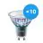Mehrfachpackung 10x Philips MASTER LED Spot ExpertColor GU10 PAR16 5.5W 355lm 36D - 927 Extra Warmweiß | Höchste Farbwiedergabe - Dimmbar - Ersatz für 50W
