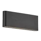 Nordlux Kniver Wandleuchte Aluminium Schwarz 10W 800lm - 830 Warmweiß