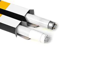 LED-R&ouml;hre liegt neben Leuchtstoffr&ouml;hre